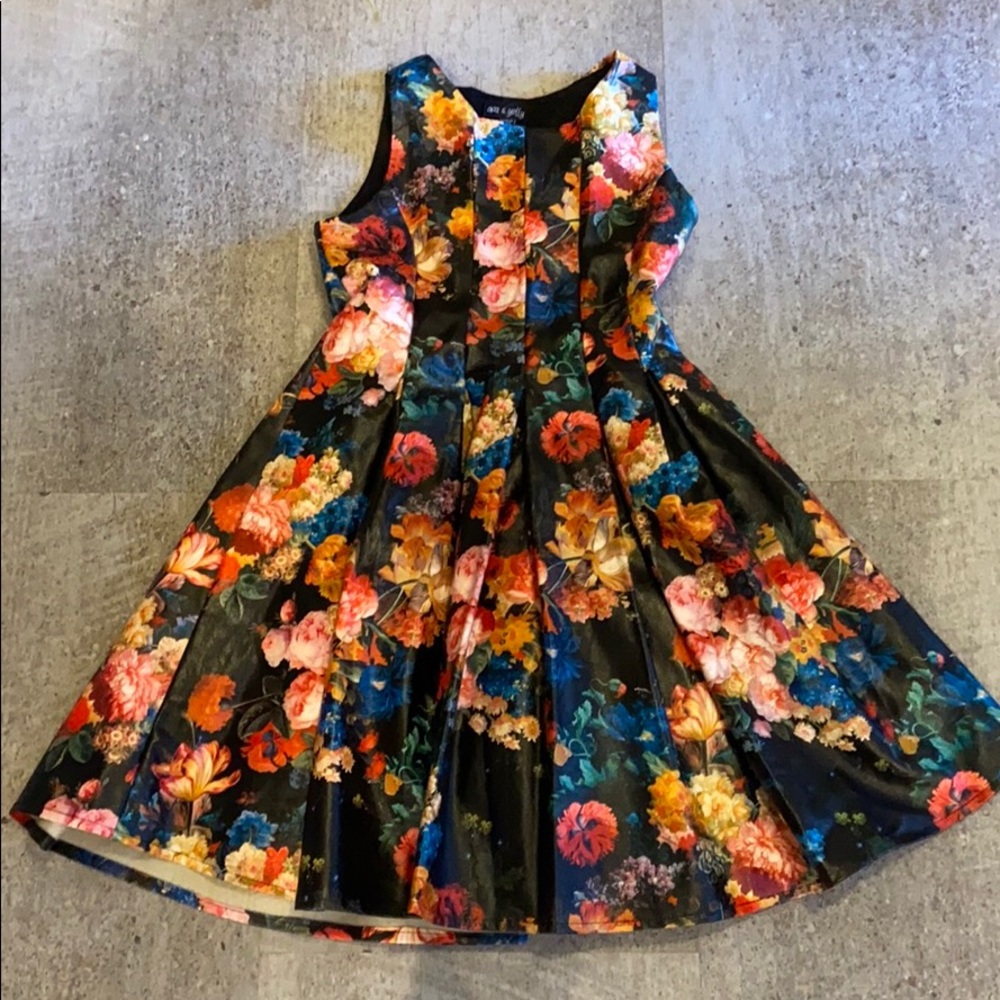 Ava & Yelly NORDSTROM Faux Leather Dress 8